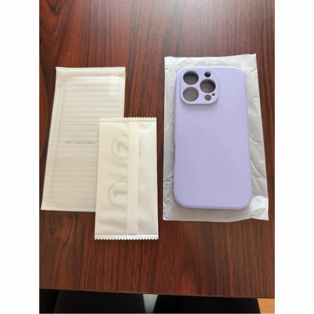 SuydanBox Lilac iPhone 16 Pro Silicone Magnetic Phone Case & Screen Cover - NWT